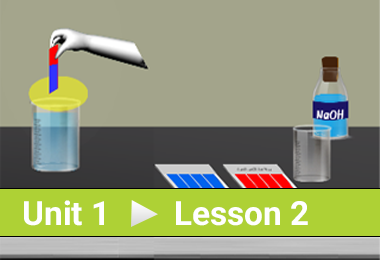 Distinguish between acid and alkali solutions